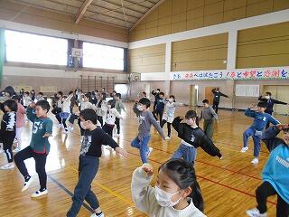 ばんば踊り講習のようす