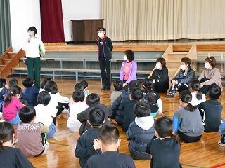 ばんば踊り講習のようす