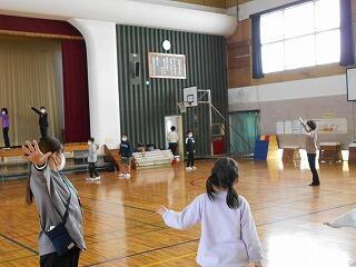 ばんば踊り講習のようす