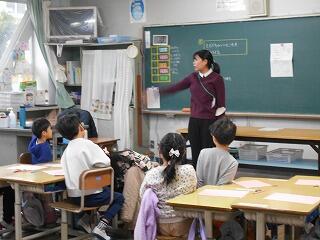 １年生の授業のようす