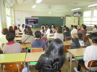 ５年生の授業のようす