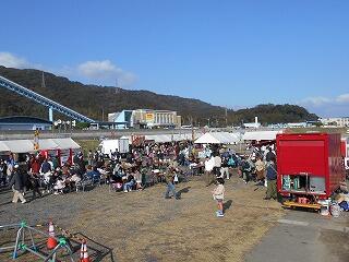 この花ウォークのようす