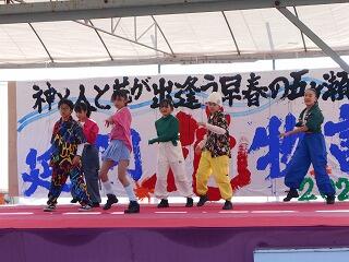 この花ウォークのようす