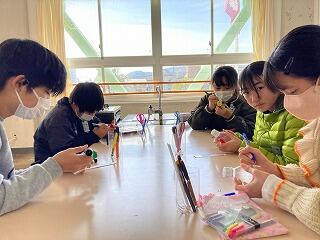 ものづくり体験教室のようす
