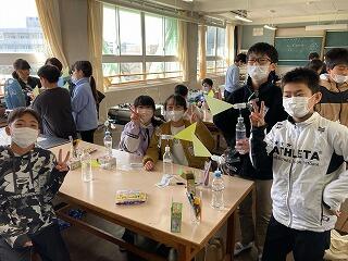 ものづくり体験教室のようす