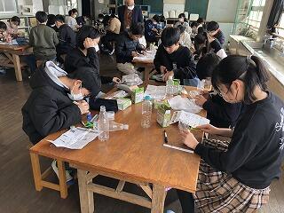 ものづくり体験教室のようす