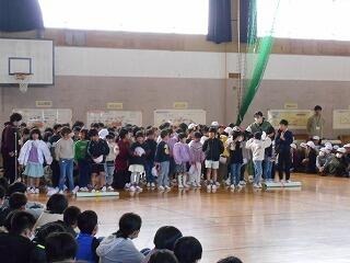 お別れ集会のようす