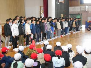 お別れ集会のようす