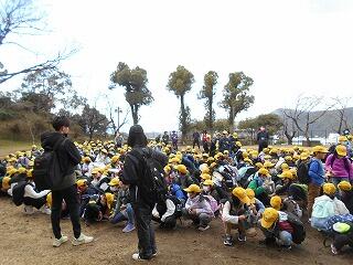 お別れ遠足のようす