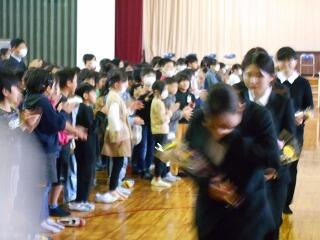 離任式のようす