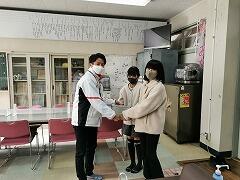 代表児童から社会福祉協議会へ