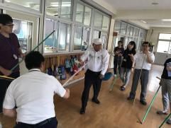 避難訓練　不審者対応