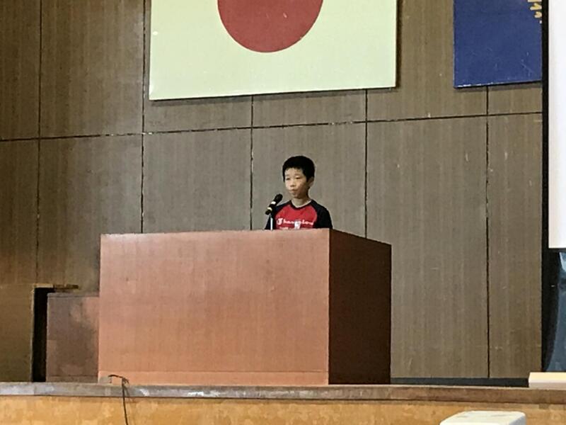 ２学期　始業式