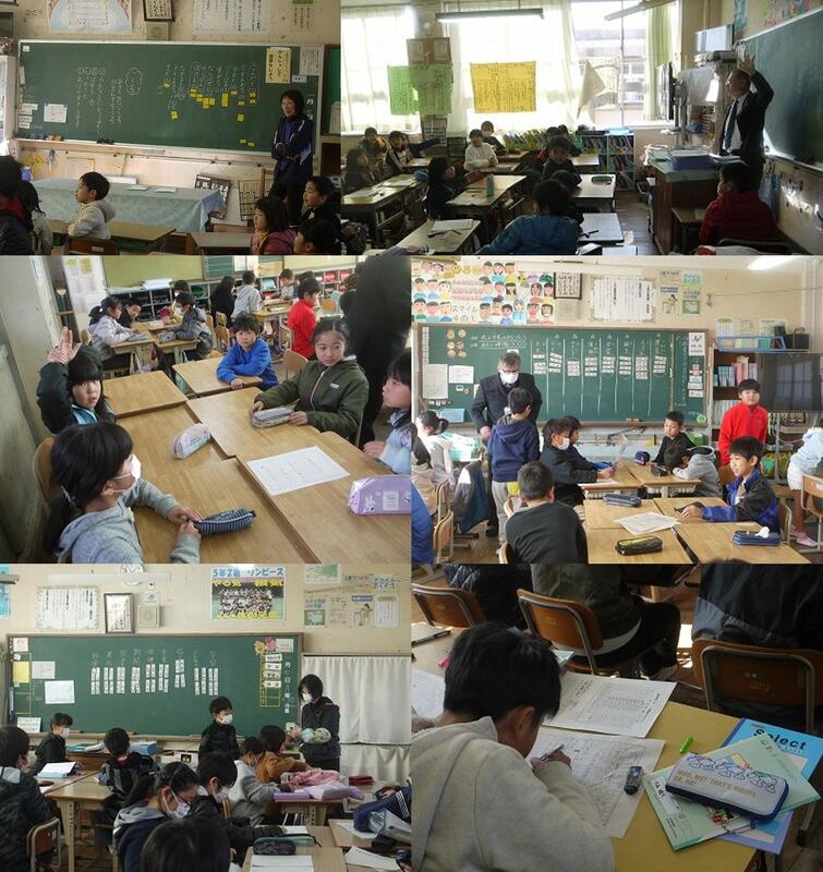 ３学期始めの各教室