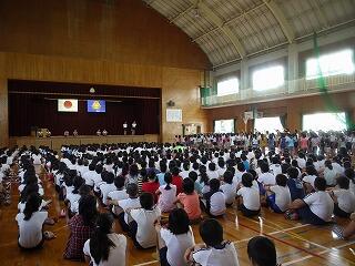 エールの声を上げました