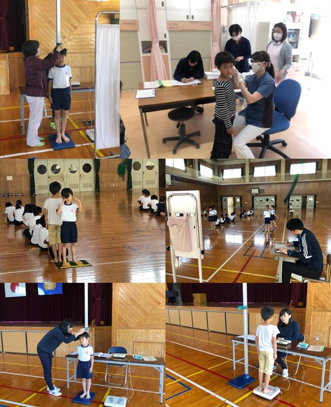 各種検診や身体計測・視力聴力検査