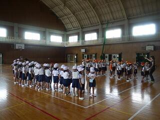 1年・並び方の確認 1年・並び方の確認