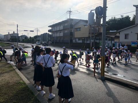 小中合同あいさつ運動2