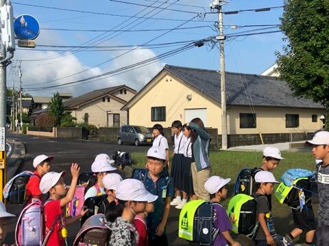 小中合同あいさつ運動2