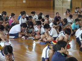 「うちの班は〇コースだね。」