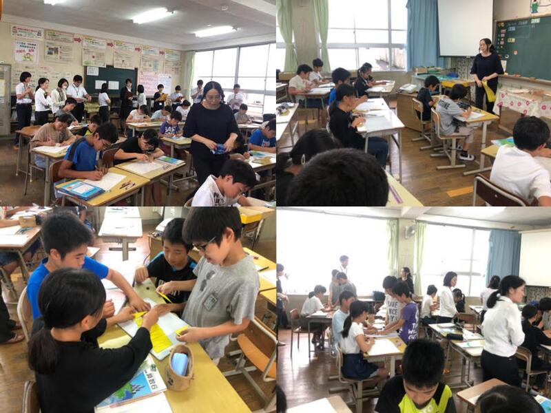 県立学校初期研修で公開授業