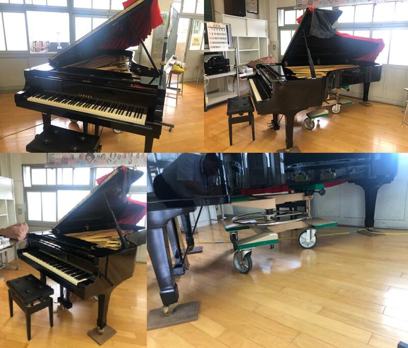 コンサートピアノが来ました