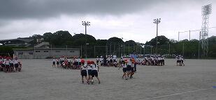 ３年：団技の練習