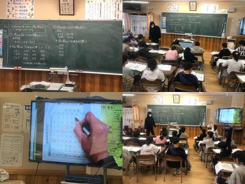 九九の表を使って