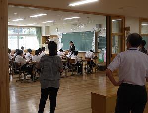 中学校１年英語の少人数指導