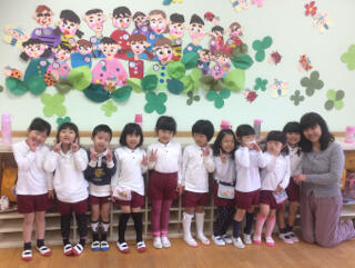 進級したパンダ組のおともだち