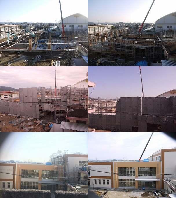 工事風景の移り変わり 工事風景の移り変わり