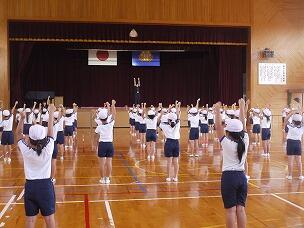 ダンス練習（２年）