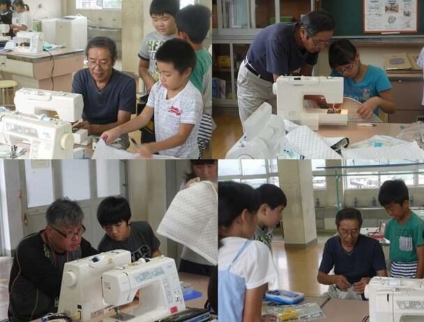 ミシン指導（戸高さん）