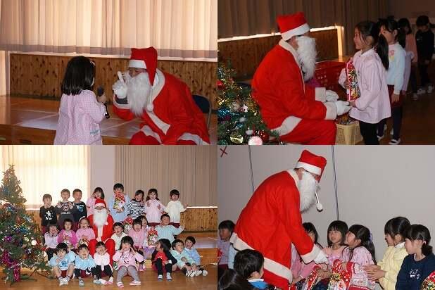 サンタが園にやってきた！