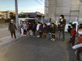 １年生もあいさつ運動