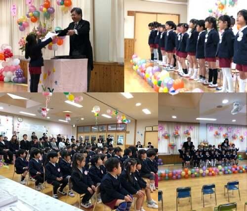 西階幼稚園卒園式