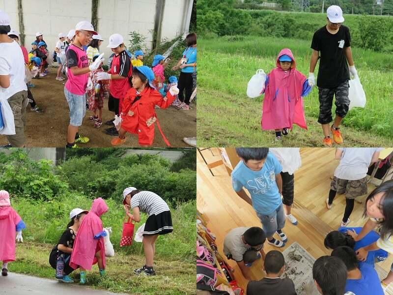 クリーン作戦（６年と園児）