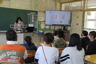 参観授業のようす