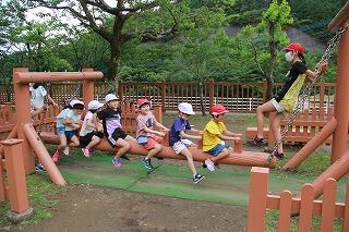 他校といっしょの自由遊び