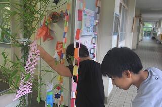 七夕飾りづくり