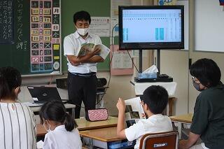 参観授業のようす