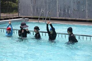 プール納会のようす