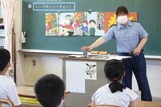 非行防止教室のようす