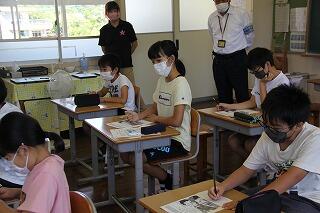 非行防止教室のようす