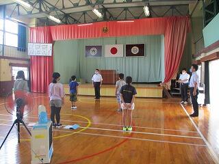 校長先生のお話