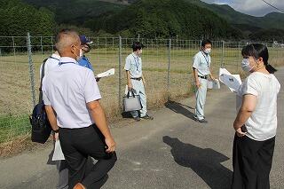 通学路点検のようす