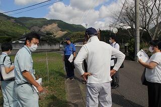 通学路点検のようす