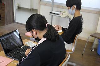 修学旅行打合せ会のようす