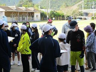 グラウンドゴルフ大会のようす