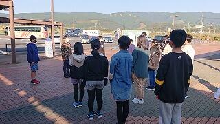 出発式のようす